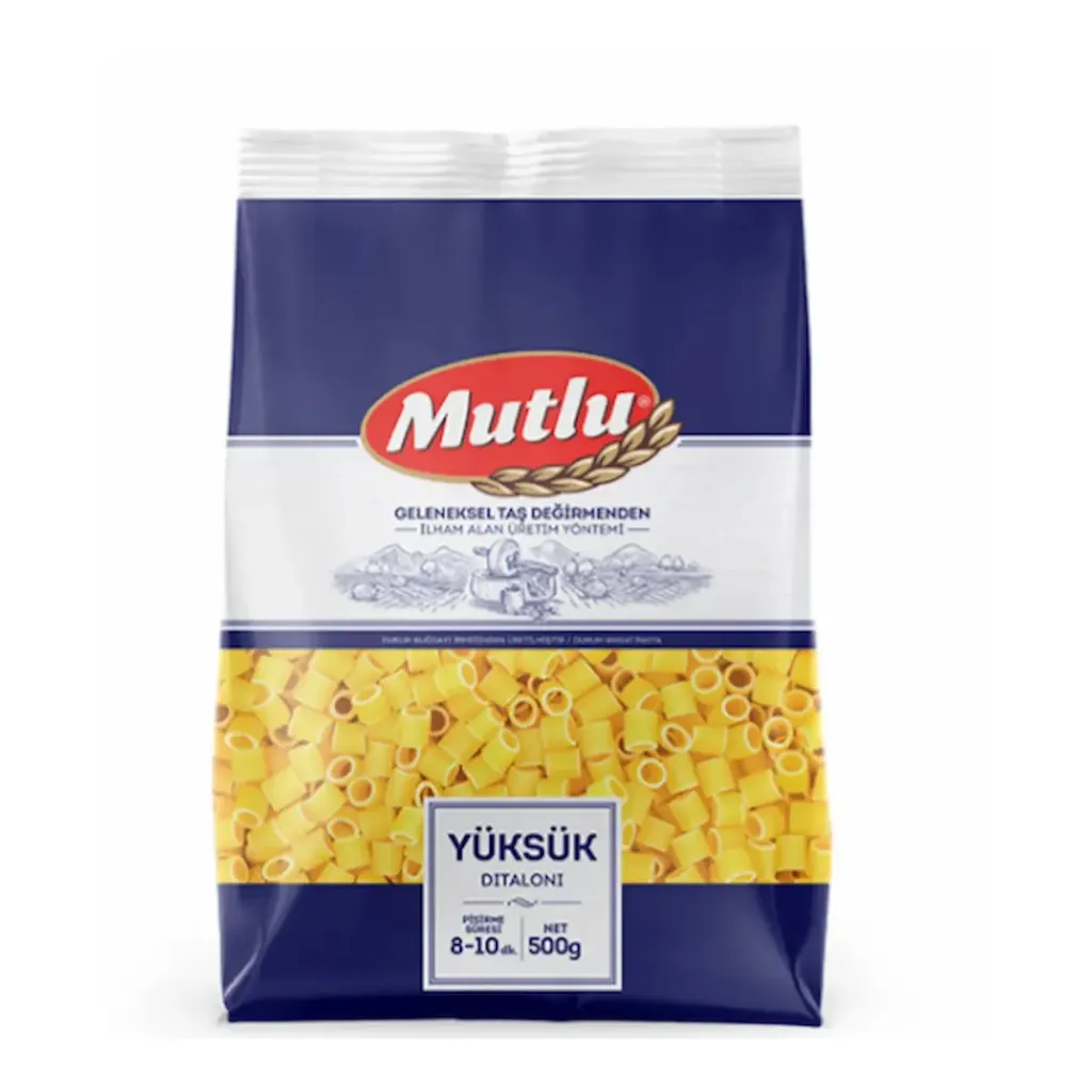 Mutlu Tubetti Makarna 500Gr